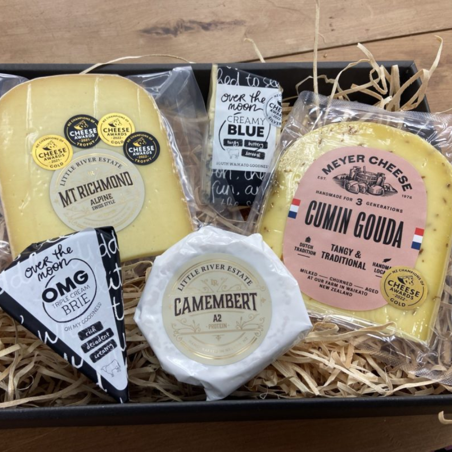 Artisan NZ Cheese Selection | Gourmet Mixed Cheese Pack | WILDbella Florist Waikato