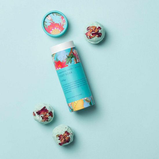 Botanical Skincare - Peppermint, Vanilla + Green Clay Foot Soak Trio | WILDbella Home and Beauty