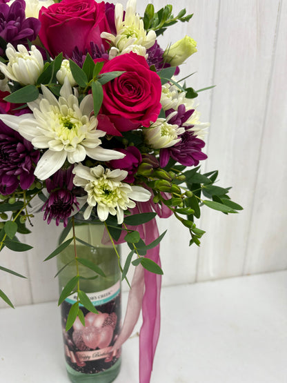 Wine and Flowers