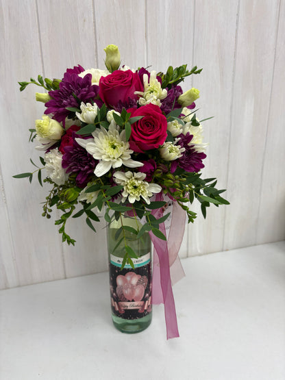 Wine and Flowers