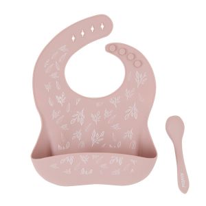 All4Ella Silicone Bib - Dusty Pink