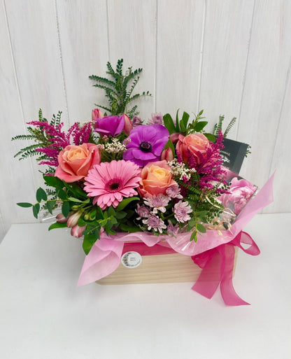 Floral Crate - With Chocolates