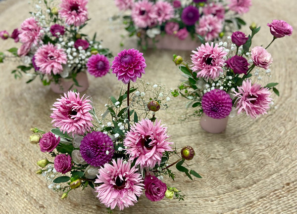 Set of Baby Shower Flowers