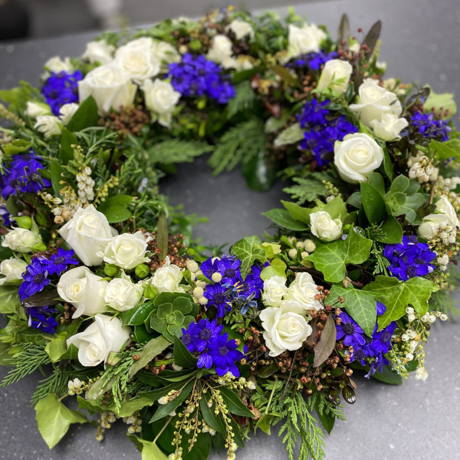 Personalised Floral Wreath | Remember Loved Ones | WILDbella Florist Waikato