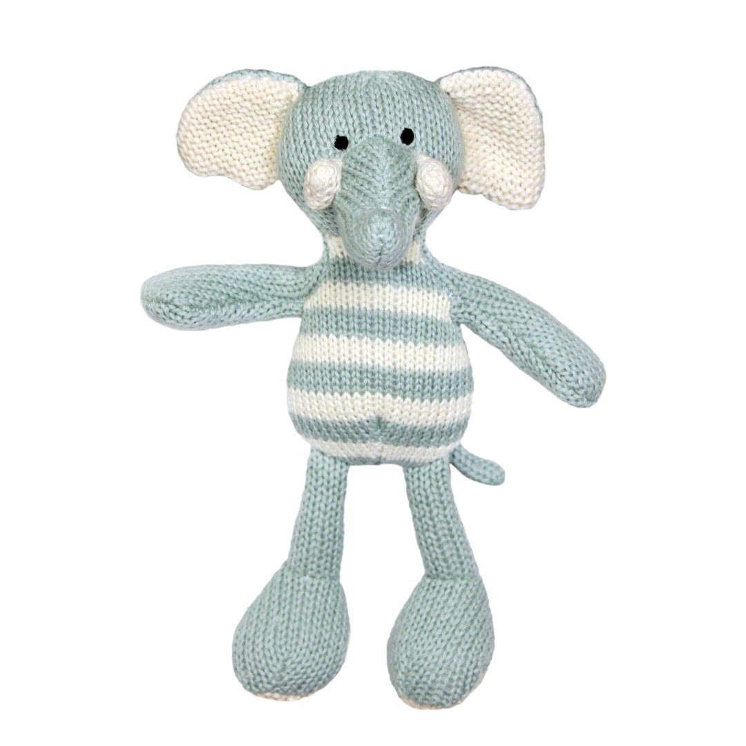 Lily and George - Charlie Elephant Rattle | WILDbella Mum and Baby